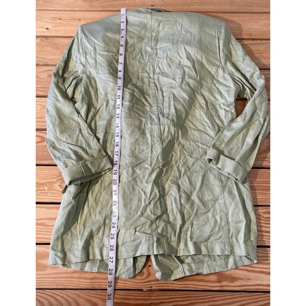 New Asos Design Button Front Linen Blazer Jacket … - image 5